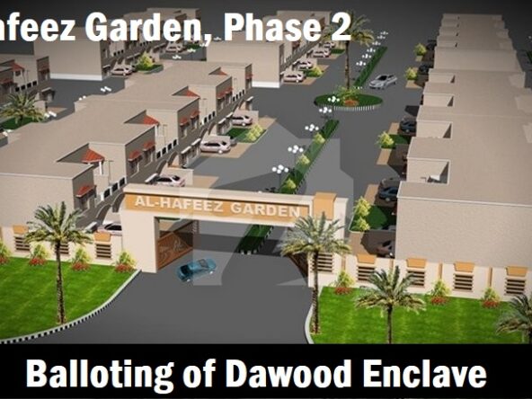 Balloting Of Dawood Enclave Block at Al Hafeez Garden Phase 2 Lahore