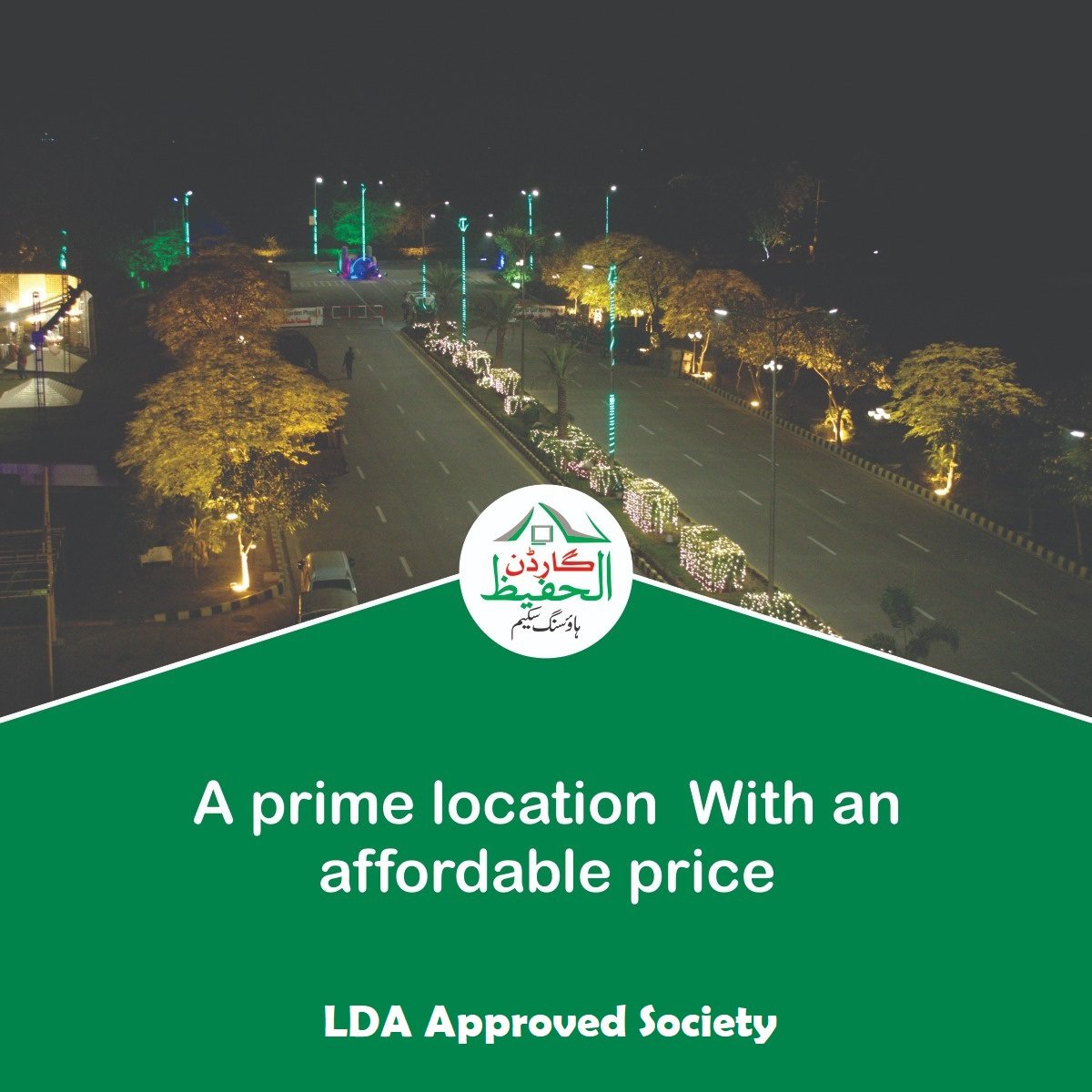 Al Hafeez Gardens Phase 1 LDA Approved Society