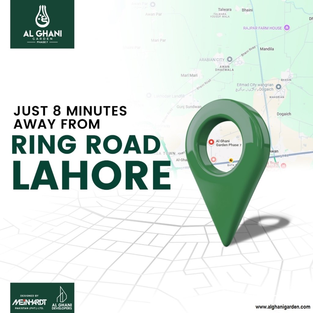 Al Ghani Garden Phase 7 near Ring Road Lahore