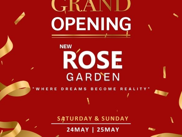 Grand Opening Ceremony of New Rose Garden