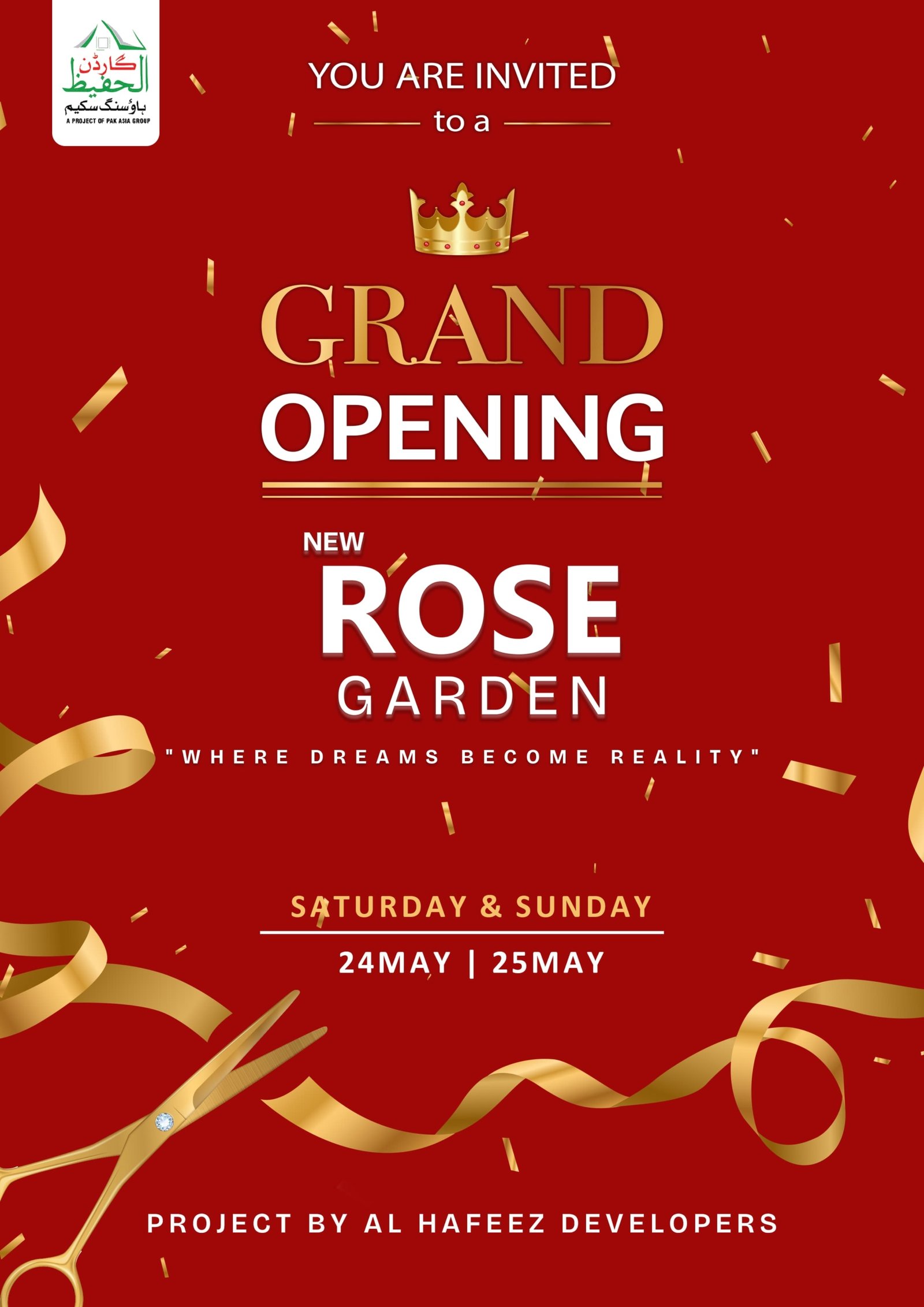 Grand Opening Ceremony of New Rose Garden