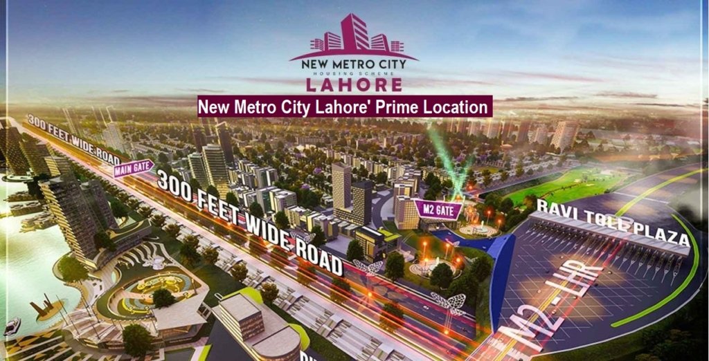 New Metro City Lahore's Prime Location Acess