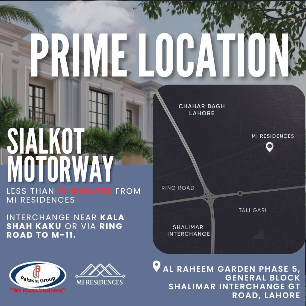 Location of MI Residences